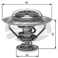 Gates TH31182G1 Thermostat, Coolant For Lexus Mazda Toyota
