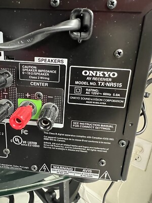 Onkyo TX-NR515 7.2 Surround A/V Receiver Stereo Home Theater