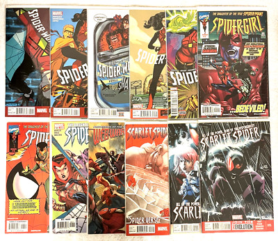 Lot of (12) Books - Spider-Woman / Girl / Scarlet (Modern-Age), High Grade, #116