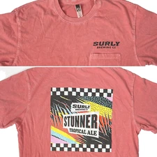 Surly Brewing Company Stunner Tropical Ale Pocket M T-Shirt size Medium SOFT