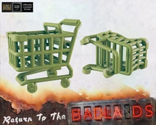 Wasteland Shopping Cart - Post-Apocalyptic - 28 or 32mm - EC3D Designs -