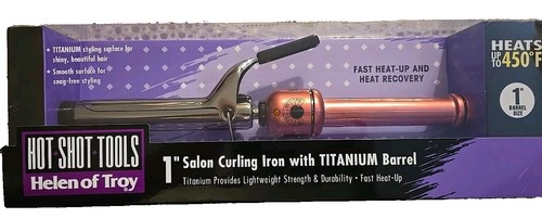 Hot Shot Tools Helen of Troy 1 Salon Curling Iron Hot Shot Tools Helen of Troy 1 main image 3