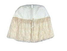 Vintage Winnie the Pooh Sears Crib Skirt Baby Nursery Bedding Rare Lace Precious