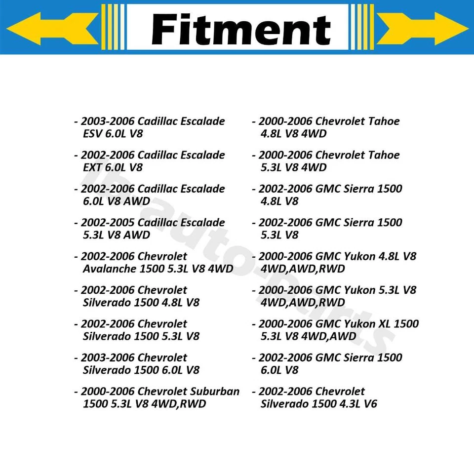 Pinças de freio traseiras 2 peças para Chevrolet Suburban 1500 6.0L 4WD 2006 - Imagem 2 de 4