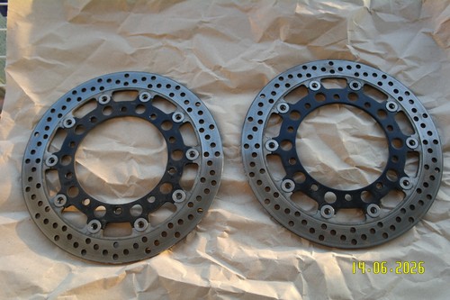 Kawasaki H2 SX DISC,FR,320MM,BLACK+BLK 41080-0688-18U 6000km 5.4mm Set