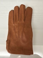 L.L. Bean Sta-Soft Deer Skin Men  s Leather Gloves Size L