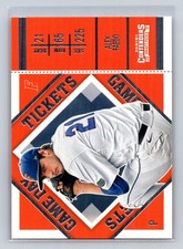 2017  Panini Contenders Draft Picks Game Day Tickets #3 Alex Faedo Florida A68
