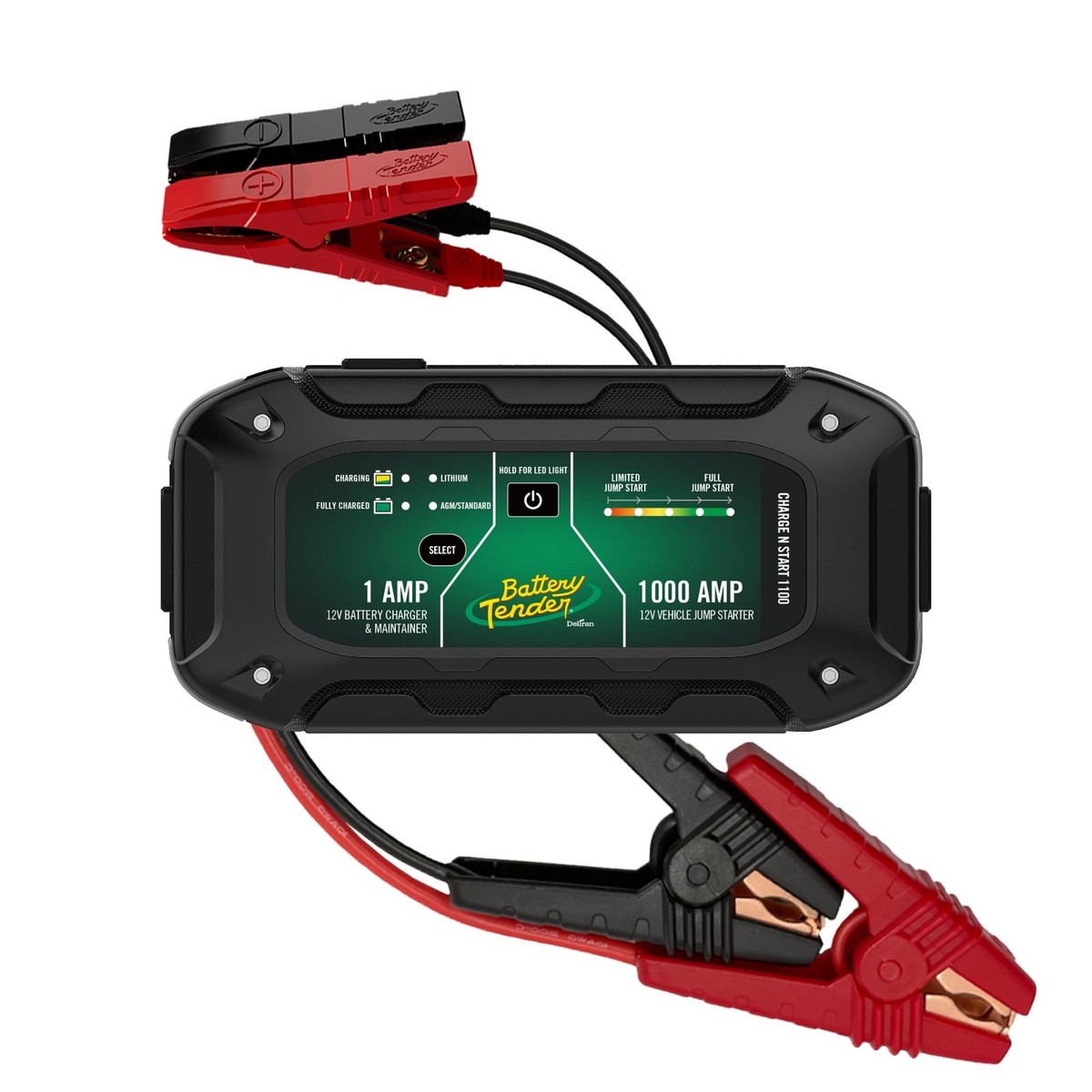 Deltran Battery Tender Charge N Start 1100, 2-in-1 1000 AMP Jump Starter  and 12V | eBay