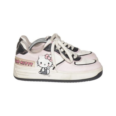 Bershka, Sneaker, Größe: 38, model: hello kitty, Pink/Weiß/Schwarz, Damen #TET