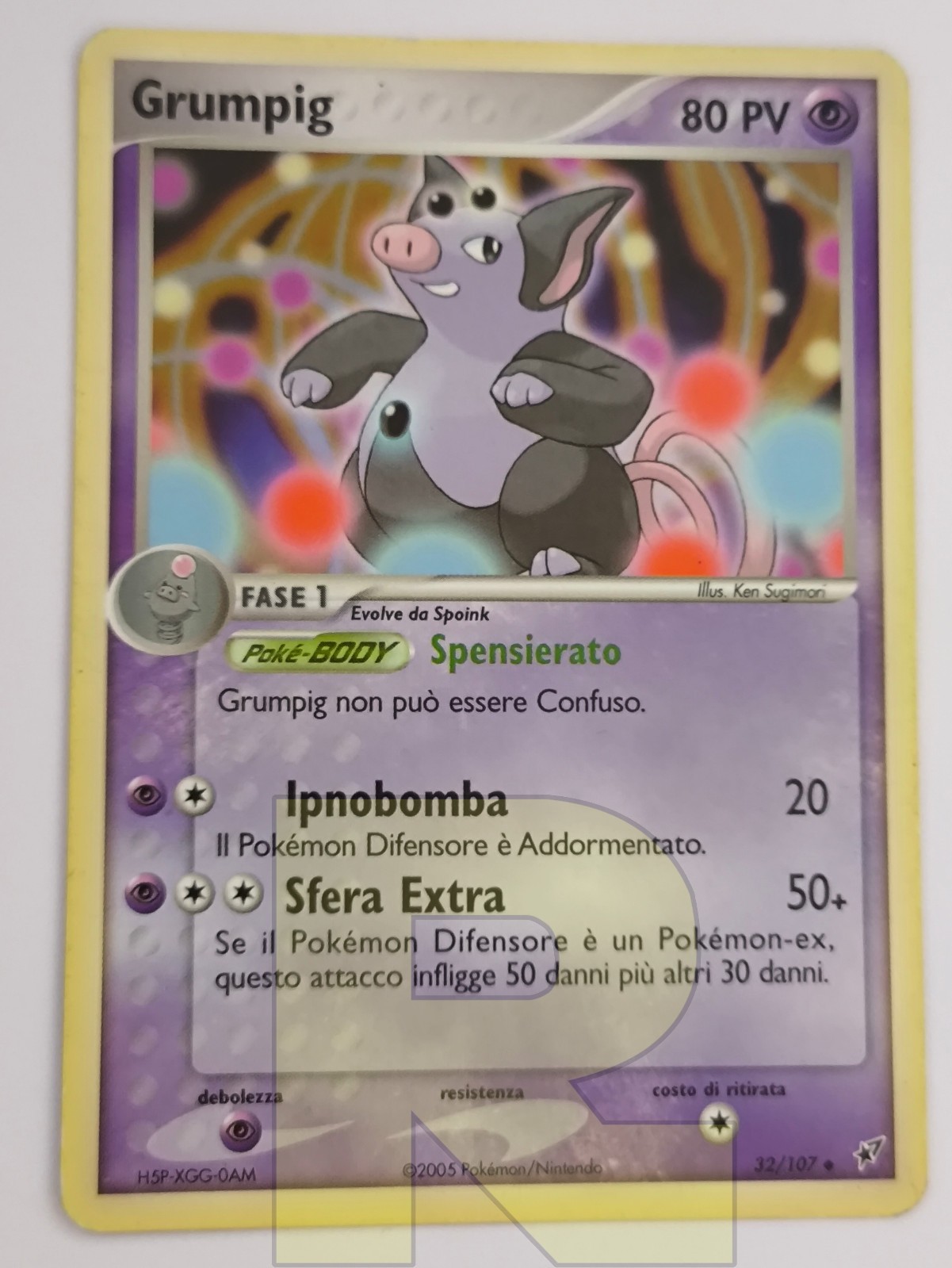 Grumpig ® EX Deoxys 32/107 ® Uncommon ® Pokemon ® Italian ® Good