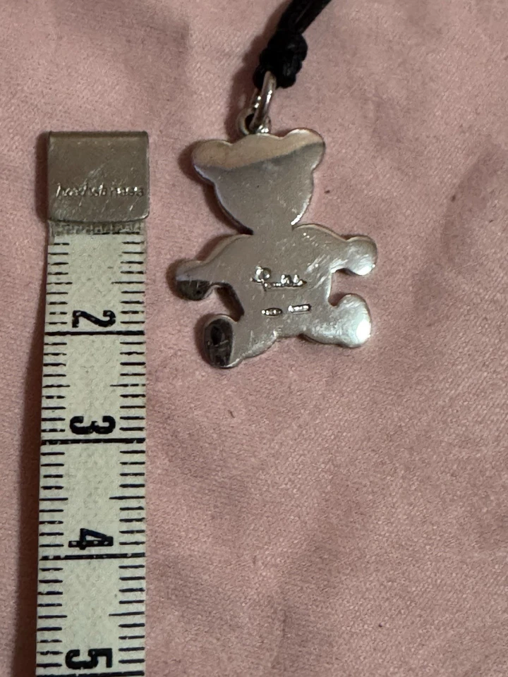 Pomellato Collana Orsetto Orso Argento Limited Edition Raro Collezionismo - Immagine 4 di 4