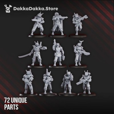 MSC Operations Team 2nd Division Build kit - DakkaDakka Store/Sci-Fi/Table top