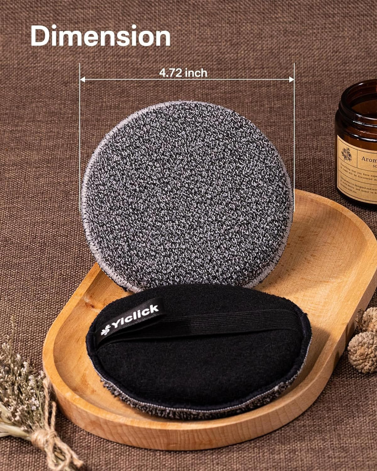 Exfoliating Body Scrubber Exfoliator 2 Pack - Exfoliating Sponge, Shower Bath Sp