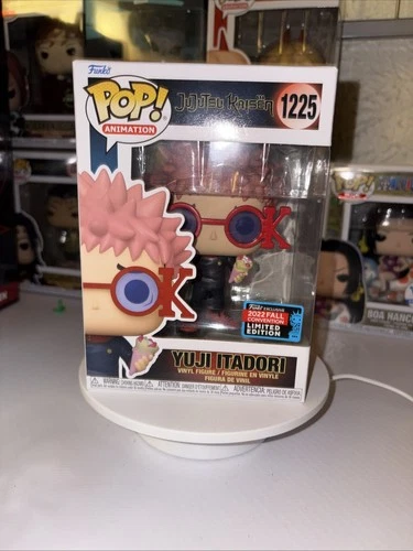 Funk Pop Jujutsu Kaisen Yuji Itadori 1225 2022 Fall Con + FREE POP PROTECTOR