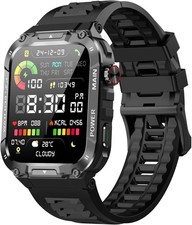 Military Smart Watch for Men with Call Function,Fitness Smartwatch