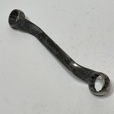 Barcalo Buffalo 5/8" x 11/16" Wrench Double Box Offset Short Stubby SAE VTG USA