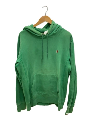A BATHING APE (BAPE) Felpa con cappuccio A BATHING APE verde XL usata