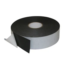 JVCC Polyethylene Foam Tape (DC-PEF06A): 3 in. x 36 yds. x 1/16 in. thick (Black