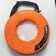 Klein Tools 56371 Non-Conductive Tip 100ft Fiberglass Fish Tape New
