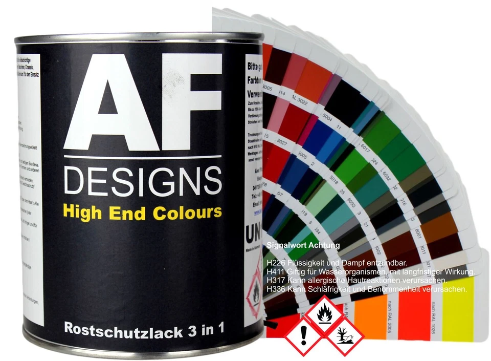 ALEX FLITTNER DESIGNS Pintura antioxidante 3 en 1 5 kg pintura protectora de metal pintura RAL protección contra la oxidación pintura industrial