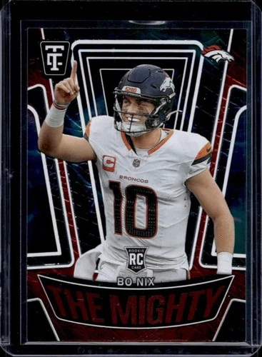 2024 Panini Totally Certified Football Mirror Red Bo Nix #20
