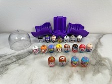 Vintage Mighty Beanz Moose Toys Lot of 19 Beans Random Mix Collection With Case