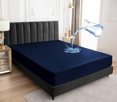 Waterproof Mattress Protector, 140 x 200 cm Fitted Sheet, Breathable Mattress