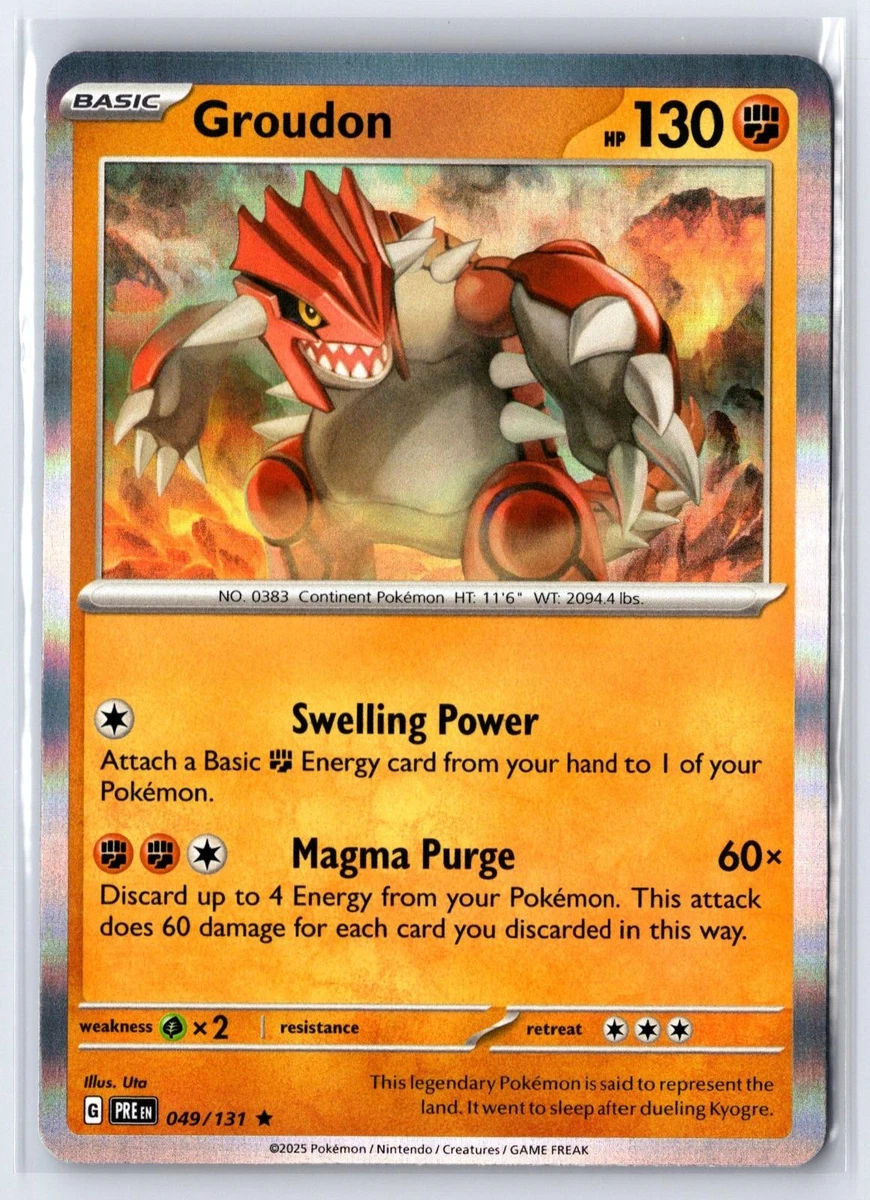 Groudon Pokémon TCG Cards for sale | eBay