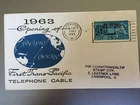 GB STAMPS RARE FIRST DAY COVER 1963 COMMONWEALTH CABLE PHOSPHOR