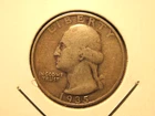 1935 WASHINGTON QUARTER, SILVER, FREE SHIPPING (#912D)