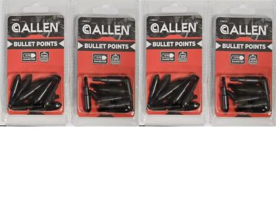 40 Allen Bullet Points 125 Grain 5/16 Diameter Arrow Heads Archery ...