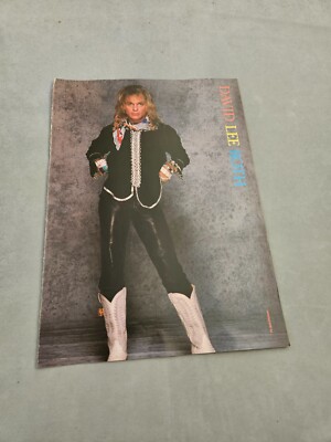 TPEEP52 MAGAZIN BILD 11X8'' DAVID LEE ROTH 