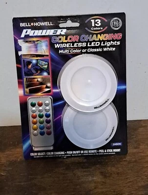 Bell and Howell Power Color Changing wireless LED lights stick mount