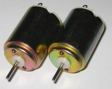 2 X Nissei Denki Mini Motor / DC Miniature Generator - 6 VDC - 1 V per 2150 RPM
