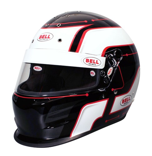 Bell - K1 Pro Graphic SA2020 Racing Helmet - Auto / Kart Snell- Red Blue Circuit - Picture 2 of 10