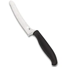 Spyderco Z-Cut Kitchen Knife with 4.3" Blunt Tip CTS BD1N Stainless Steel Blade