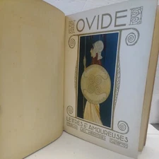  RENE KIEFFER OVIDE  LETTERS D'AMOUREUS LES HEROIDES GRAVEES SUR BOIS 