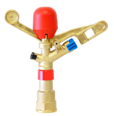 Naandanjain 3/4'' 233B-F Female Base Metal Impulse Sprinkler Full Circle x 25 pcs