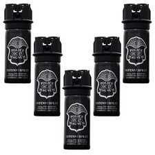 5 Police Magnum Pepper Spray 2oz Stream FlipTop Self Defense Security Protection