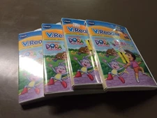 VTech V.Reader Dora The Explorer & The Three Little Pigs New Lot Of 4