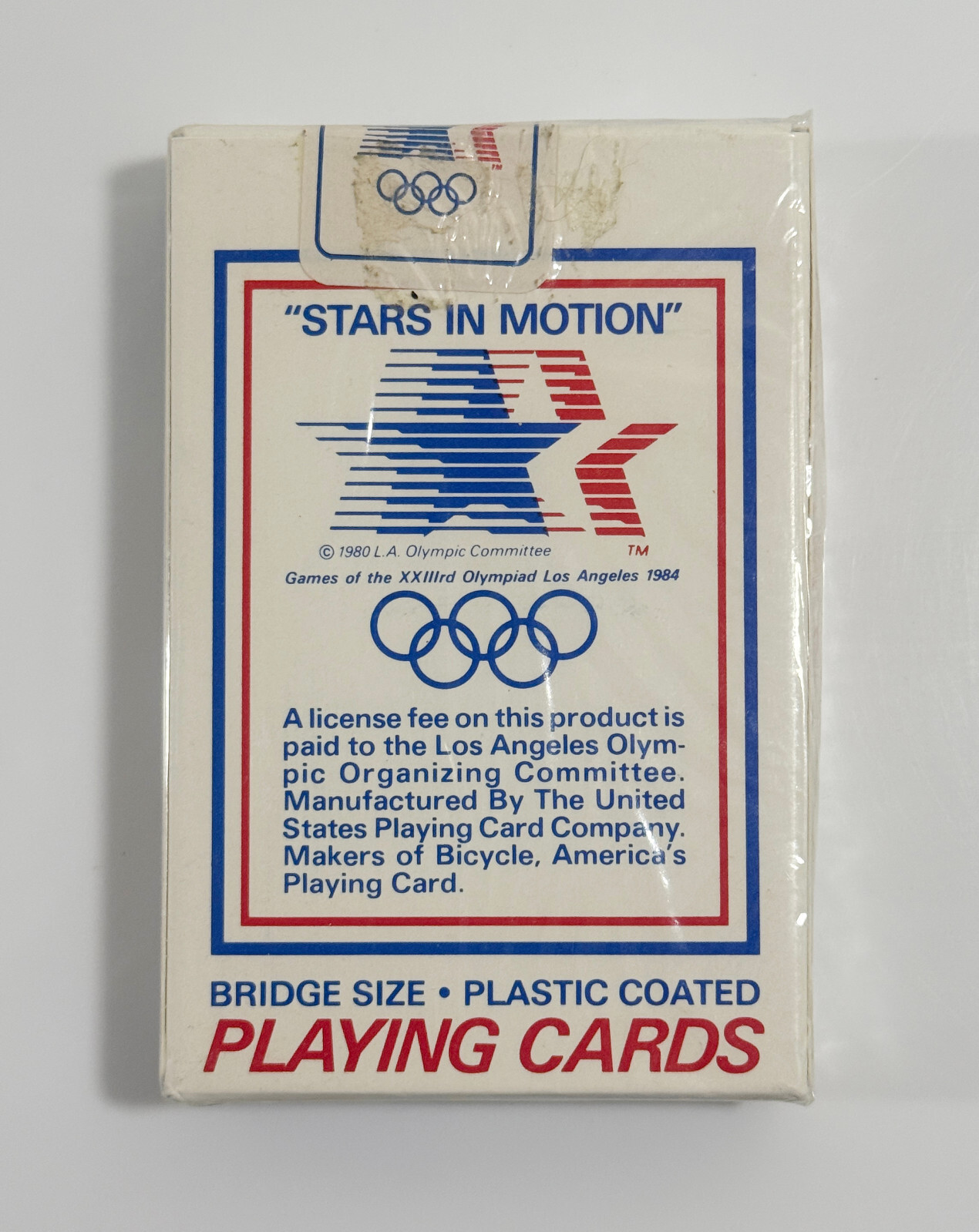Olympics Playing Cards Vintage 1984 Stars In Motion Los Angeles Sealed