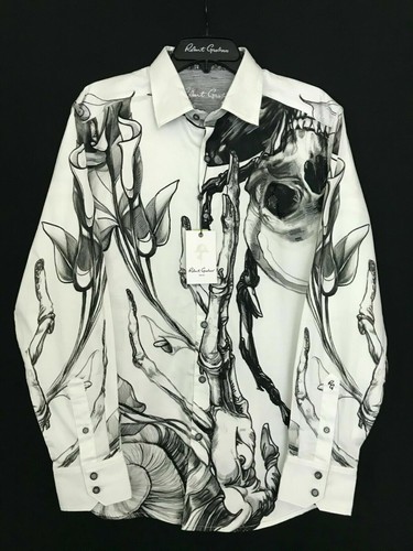 Robert Graham Mens White THE WIZARD 