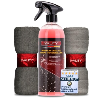IVALITY  Keramik Auto Versiegelung mit starkem Abperleffekt und Reinigungskraft
