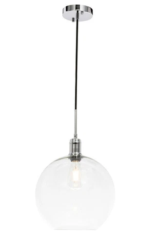 Chandelier Pendant Light Chrome Fixture Glass Shade Dining Room Kitchen Lighting - Picture 7 of 12