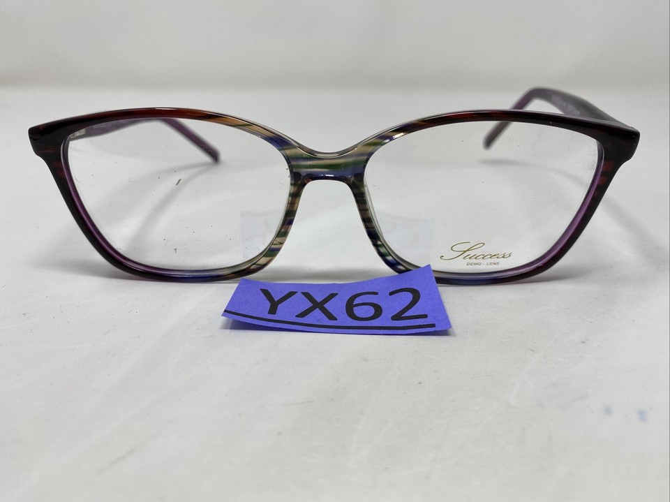 Success SS-105 PURPLE/MIST 54-15-140 Full Rim Plastic Eyeglasses Frame ...