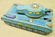 Toy- M15 Tank Friction Toy Japan Modern Toys