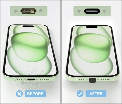 10 Pcs USB C Dust Plugs Port Cover for iPhone 16/15 Pro Max Plus, Samsung Galaxy - 第 5/7 張圖片