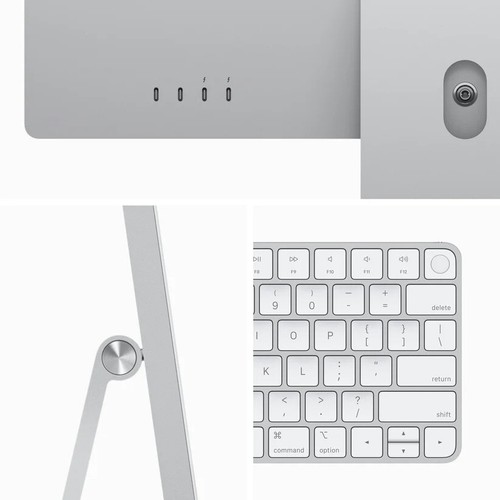 iMac 24-inch Retina (Mid-2021) M1 3.2GHz Laptop SSD 256GB 8GB RAM Silver - Afbeelding 5 van 5
