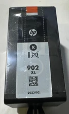 Genuine HP 902XL Black Ink Cartridge in Bulk Packaging (Exp: 2022)
