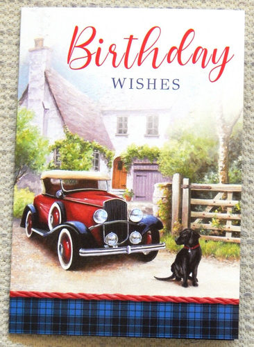 Male Birthday Greeting Card – The Black Card Company